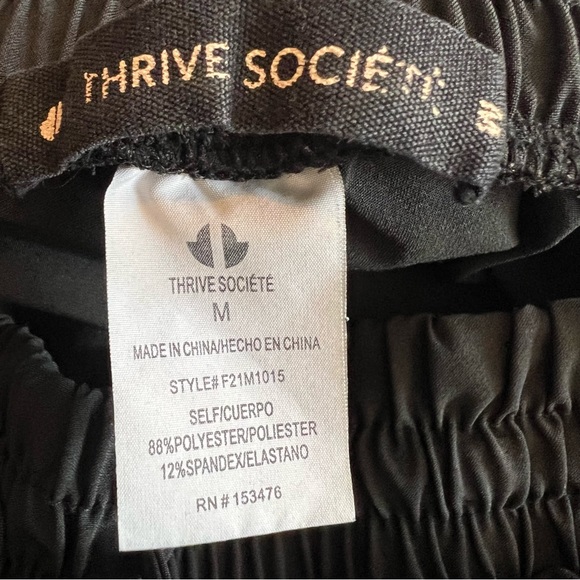 Thrive Sociėtė Black jogger size Medium - Picture 4 of 9